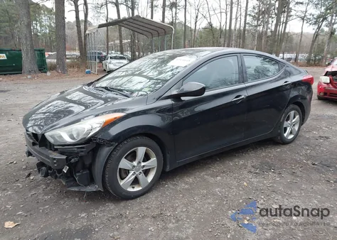 2013 Hyundai Elantra Gls from USA, damaged, VIN 5NPDH4AE7DH325006